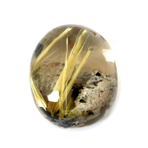 タイチンルチルクォーツ ルース 裸石 マクラメ パワーストーン 天然石