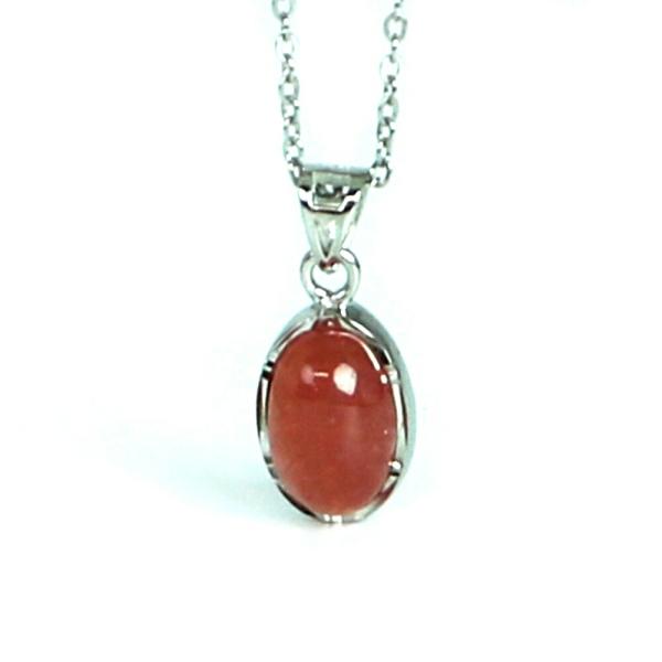 ロードクロサイト インカローズ ハイクオリティー シルバー プチペンダント パワーストーン 天然石 ...