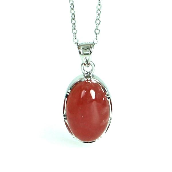 ロードクロサイト インカローズ ハイクオリティー シルバー プチペンダント パワーストーン 天然石 ...