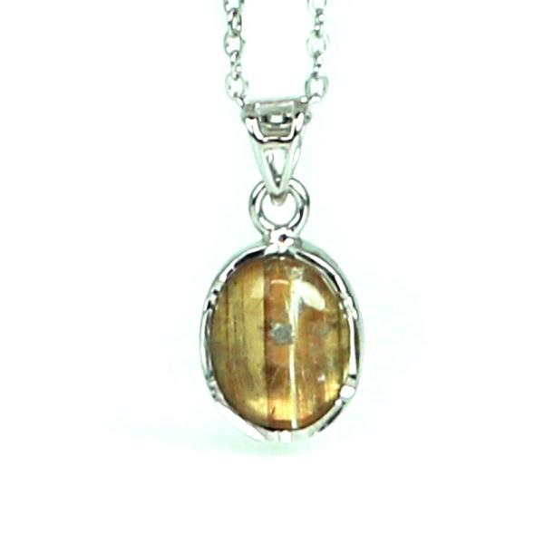 ルチルクォーツ ハイクオリティー シルバー プチペンダント パワーストーン 天然石 アクセサリー ハ...