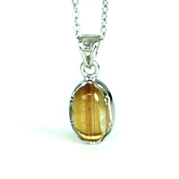 ルチルクォーツ ハイクオリティー シルバー プチペンダント パワーストーン 天然石 アクセサリー ハ...