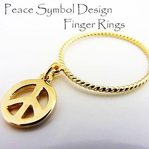 指輪 リング ピースシンボル ピンキーリング レディース Ladies SALE セール アクセサリ...