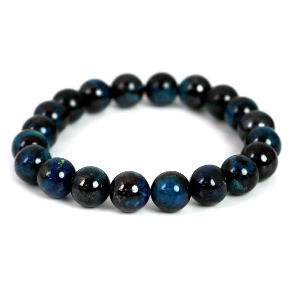 クリソコラ ハイクオリティー １点もの ブレスレット 数珠 パワーストーン 天然石 アクセサリー ハ...