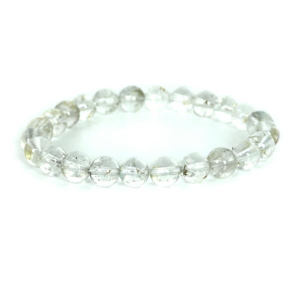 ヒマラヤ水晶 ハイクオリティー １点もの ブレスレット 数珠 パワーストーン 天然石 アクセサリー ...