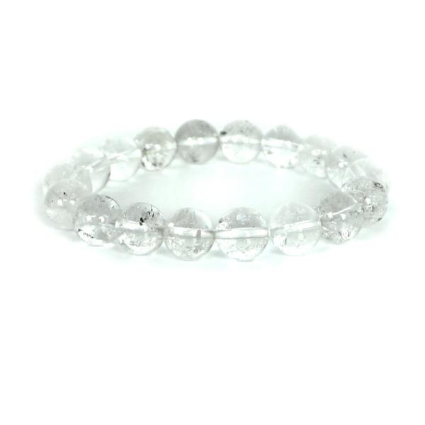 ヒマラヤ水晶 ハイクオリティー １点もの ブレスレット 数珠 パワーストーン 天然石 アクセサリー ...