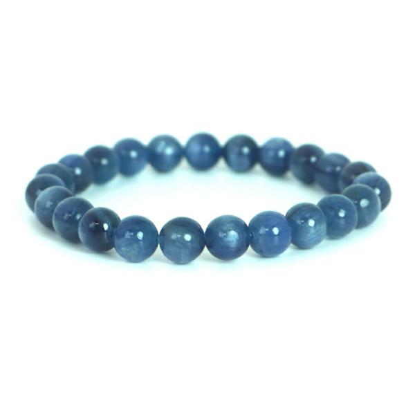 カイヤナイト ハイクオリティー １点もの ブレスレット 数珠 パワーストーン 天然石 アクセサリー ...