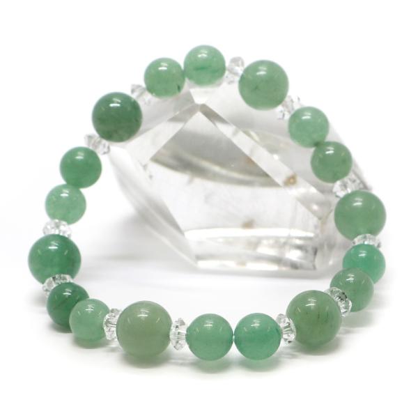 コンビブレスレット アベンチュリン 水晶 パワーストーン Bracelet 天然石