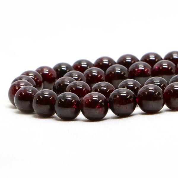 パワーストーン 天然石 ビーズ ガーネット 丸玉 8mm 1連販売