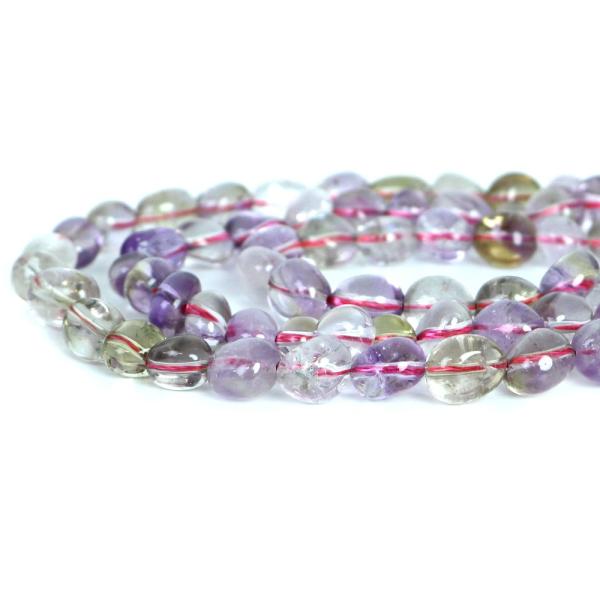 パワーストーン 天然石 ビーズ アメトリン タンブル 8〜12ｍｍ 1連販売