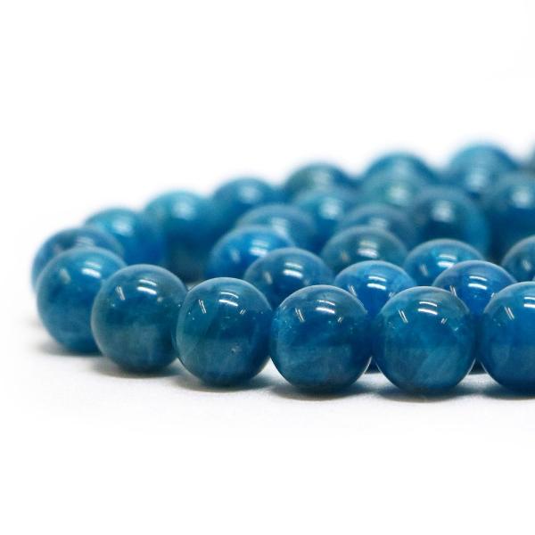 パワーストーン 天然石 ビーズ アパタイト 丸玉 10mm 1連販売