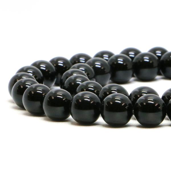 パワーストーン 天然石 ビーズ オニキス 丸玉 10mm 1連販売