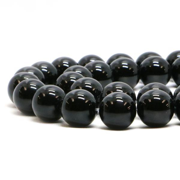 パワーストーン 天然石 ビーズ オニキス 丸玉 14mm 1連販売
