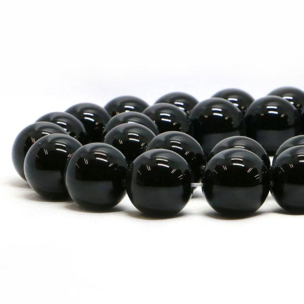 パワーストーン 天然石 ビーズ オニキス 丸玉 16mm 1連販売