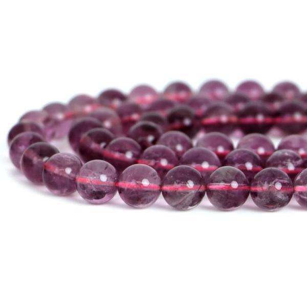 パワーストーン 天然石 ビーズ ピンク フローライト 丸玉 10ｍｍ 1連販売