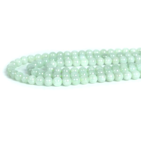 パワーストーン 天然石 ビーズ 翡翠（ミャンマージェイド） 丸玉 6mm 1連販売