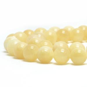 連売り商品 イエローカルサイト 品質AAA Φ10.3±0.3mm : 天然石のお