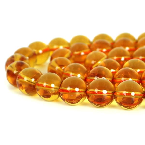 パワーストーン 天然石 ビーズ イエロークォーツ 丸玉 12mm ビーズ パワーストーン