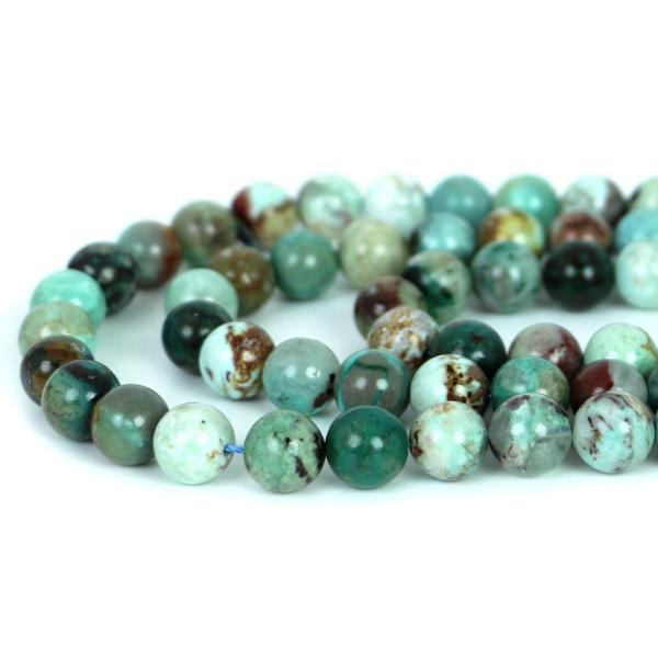 パワーストーン 天然石 ビーズ クリソコラ 丸玉 8ｍｍ 1連販売