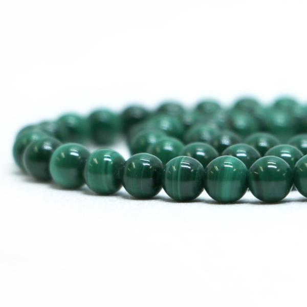 パワーストーン 天然石 ビーズ マラカイト 丸玉 6mm 1連販売