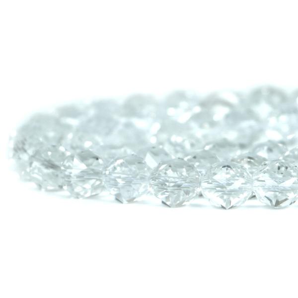 パワーストーン 天然石 ビーズ 水晶 ダイヤカット 12ｍｍ 1連販売