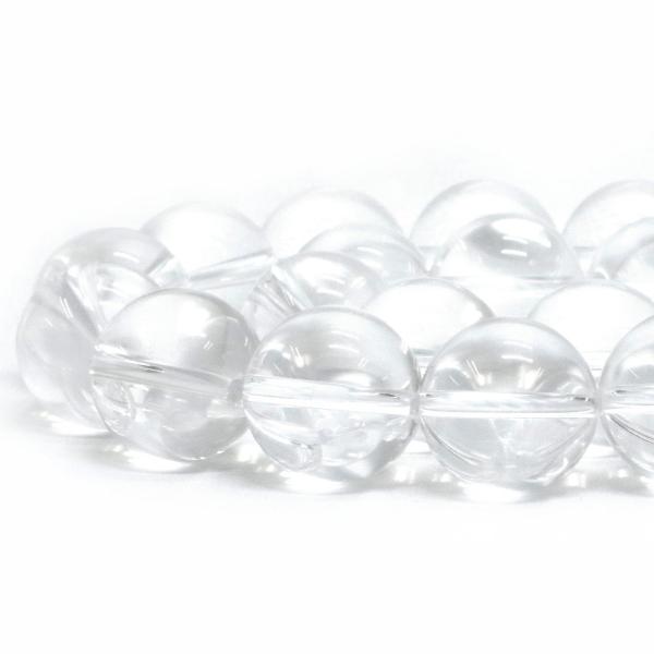 パワーストーン 天然石 ビーズ 水晶AA（クリスタル） 丸玉 16mm 1連販売
