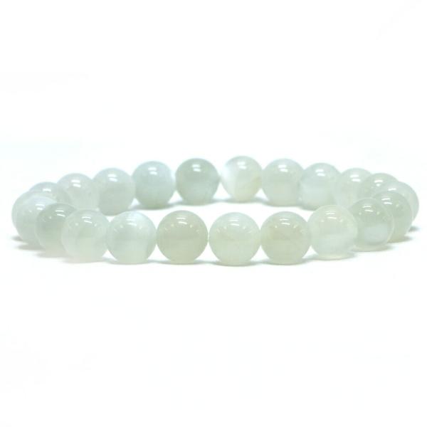 パワーストーン 天然石 ブレスレット ムーンストーン 丸玉 8mm 数珠 念珠 Bracelet お...