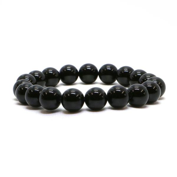 パワーストーン 天然石 ブレスレット オニキス 丸玉 10mm 数珠 念珠 Bracelet お試し...
