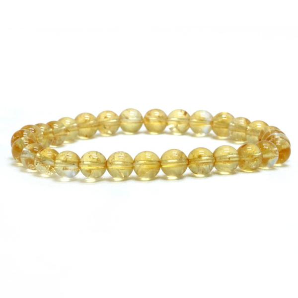 パワーストーン 天然石 ブレスレット シトリン 丸玉 6mm 数珠 念珠 Bracelet お試し価...