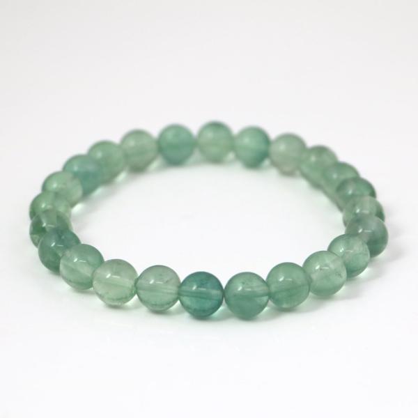 パワーストーン 天然石 ブレスレット ブルーフローライト 丸玉 8mm 数珠 念珠 Bracelet...
