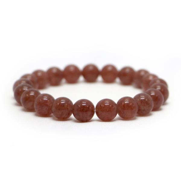 パワーストーン 天然石 ブレスレット モスコバイト 丸玉 10mm 数珠 念珠 Bracelet お...