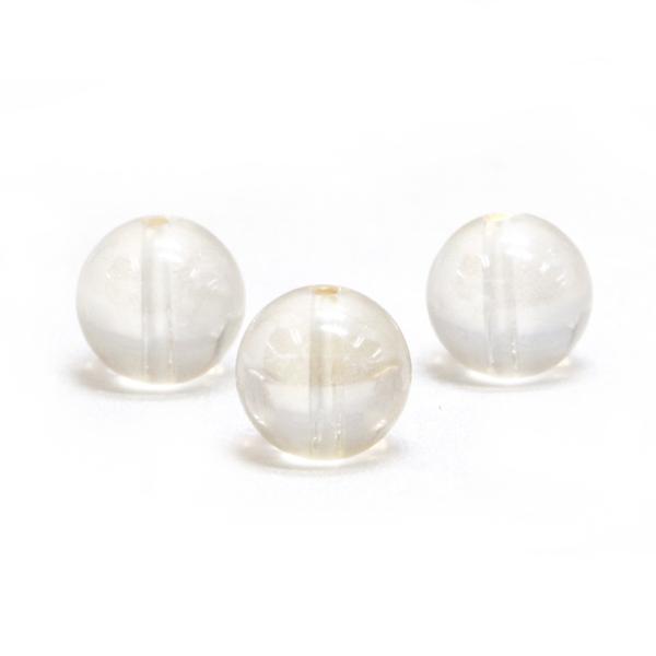 パワーストーン 天然石 ビーズ 1粒売り ゴールデンオーラクリスタル（薄め） ビーズサイズ 10mm...