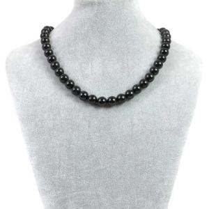 黒珊瑚 ネックレス 10mm玉 内径42cm ブラックコーラル パワーストーン