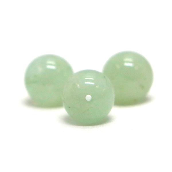 パワーストーン 天然石 ビーズ 1粒売り アクアマリン[グリーン系] 丸玉 10mm