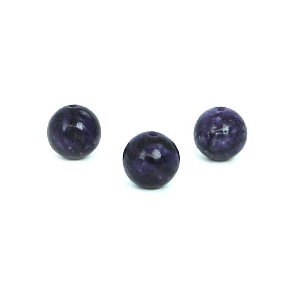 パワーストーン 天然石 ビーズ 1粒売り チャロアイト 丸玉 10mm