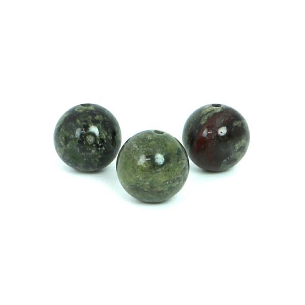 パワーストーン 天然石 ビーズ 5粒売り ドラゴンブラッドジャスパー 丸玉 10mm