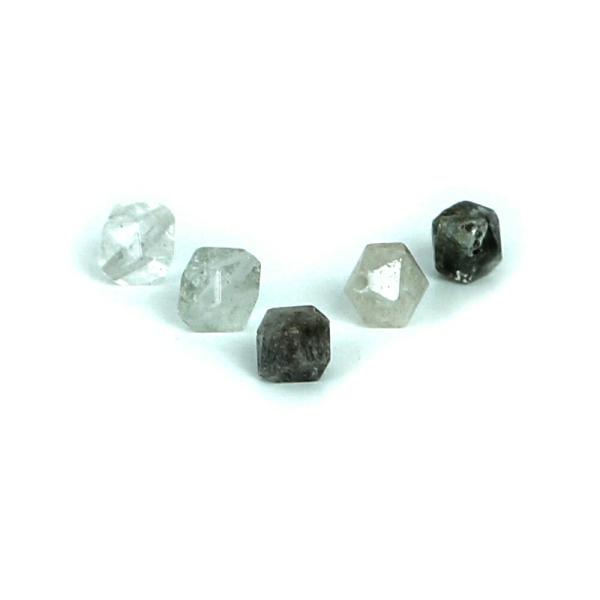 パワーストーン 天然石 ビーズ 5粒売り ガーデンクォーツ ダイヤカット 8mm