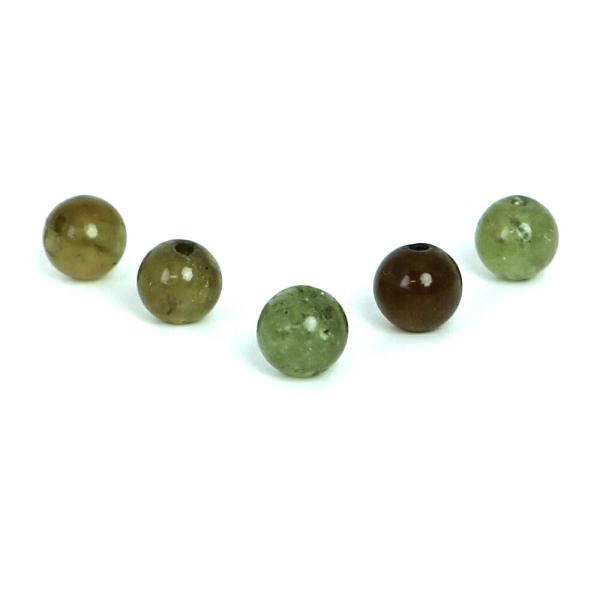 パワーストーン 天然石 ビーズ 5粒売り グリーンガーネット 丸玉 7mm