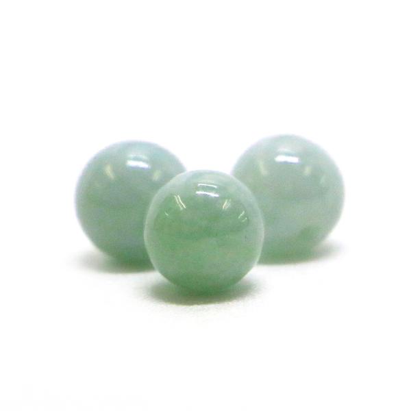パワーストーン 天然石 ビーズ 1粒売り 翡翠（ミャンマージェイド） 丸玉 8mm