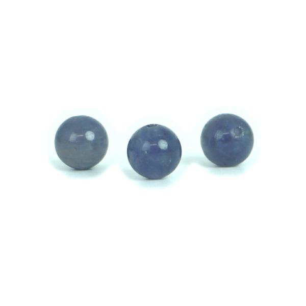 パワーストーン 天然石 ビーズ 1 粒売り アイオライト 丸玉 8mm