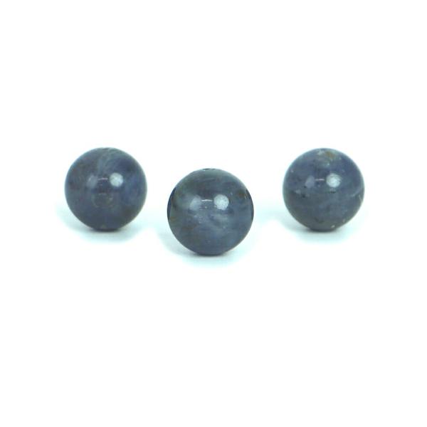 パワーストーン 天然石 ビーズ 1 粒売り アイオライト 丸玉 10mm