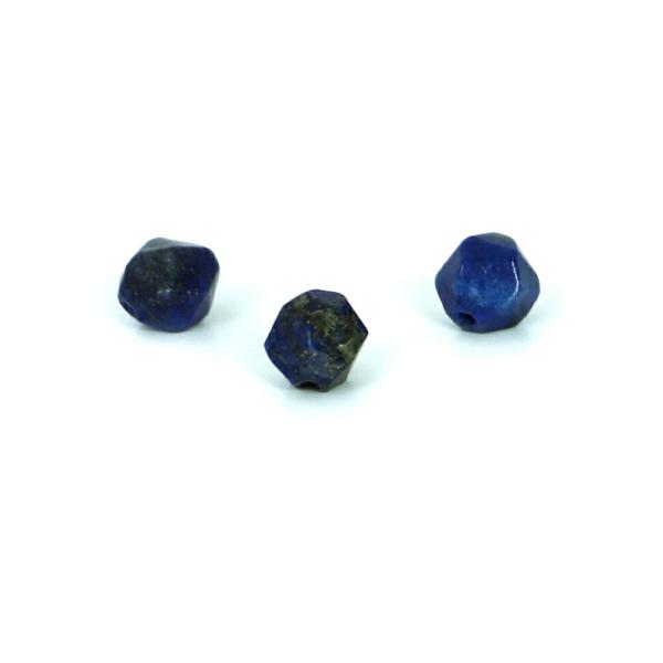 パワーストーン 天然石 ビーズ 1 粒売り ラピスラズリ 7〜8mm 形 ダイヤカット