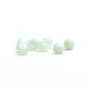パワーストーン 天然石 ビーズ 1粒売り マザーオブパール（ ホワイト） 丸玉 4mm