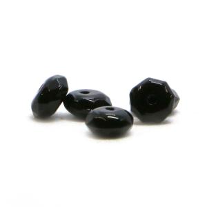 パワーストーン 天然石 ビーズ 1粒売り オニキス ボタンカット 3×6mm｜gembazaar