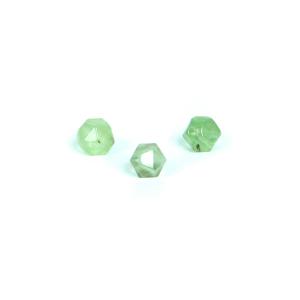パワーストーン 天然石 ビーズ 1粒売り プレナイト ダイヤカット 6mm｜gembazaar