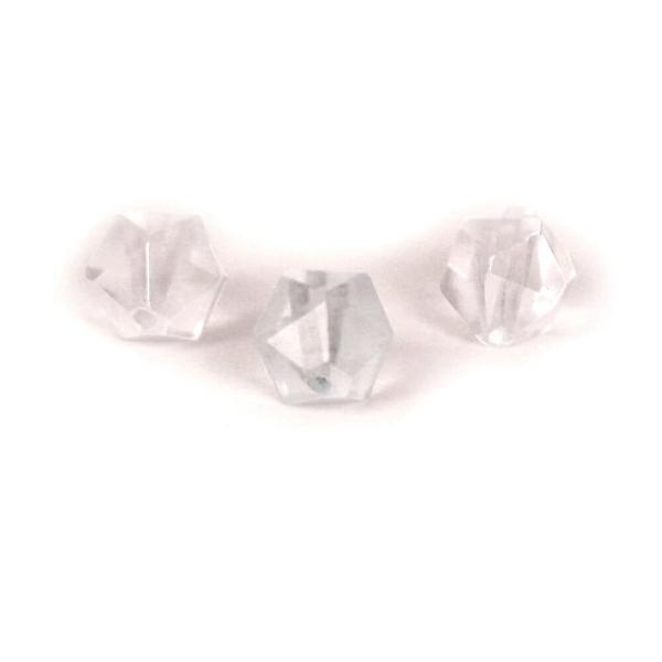 パワーストーン 天然石 ビーズ 1 粒売り ローズクォーツ 9mm 形 ダイヤカット