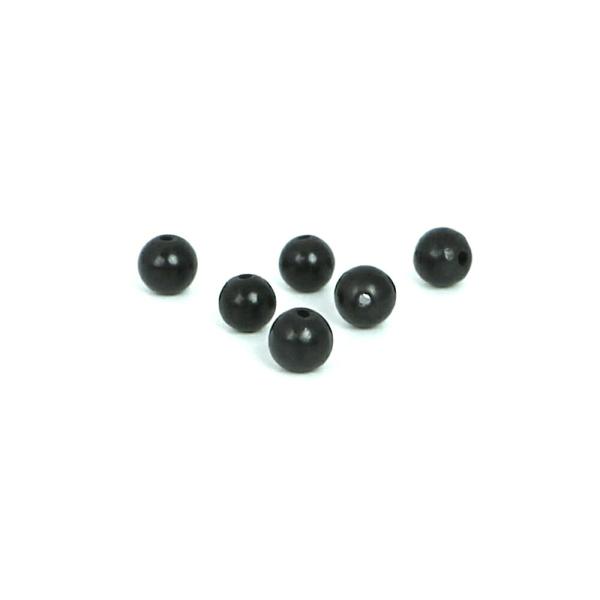パワーストーン 天然石 ビーズ 1粒売り シュンガイト shungite ロシア産 丸玉 4mm