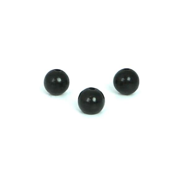 パワーストーン 天然石 ビーズ 1粒売り シュンガイト shungite ロシア産 丸玉 6mm