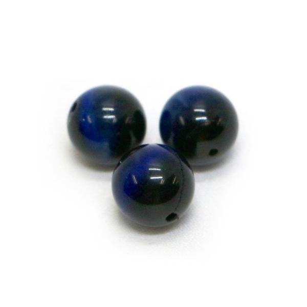 パワーストーン 天然石 ビーズ 1粒売り ブルータイガーアイ（ブルー） 丸玉 10mm