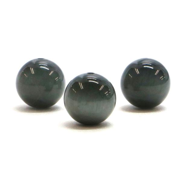 パワーストーン 天然石 ビーズ 1粒売り イーグルアイ（グレータイガーアイ） 丸玉 12mm