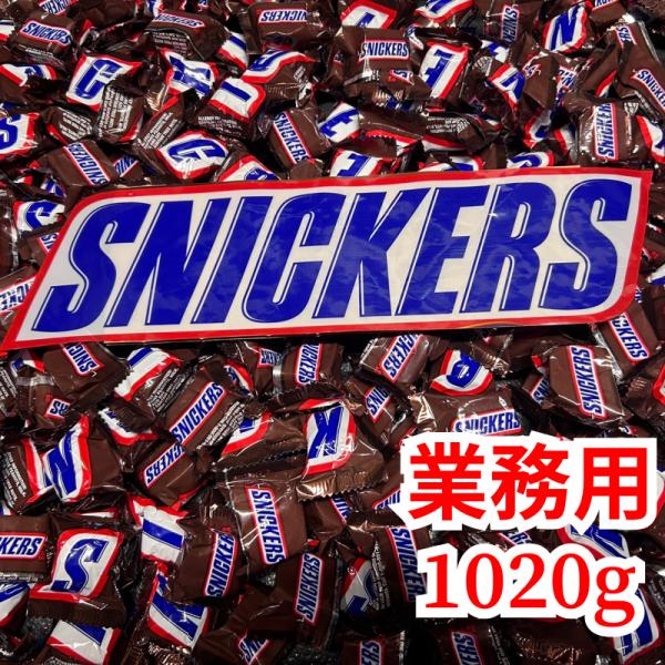[大容量1020g] スニッカーズ ミニサイズ 業務用 1020g 大容量 お徳用パック 個包装 チ...